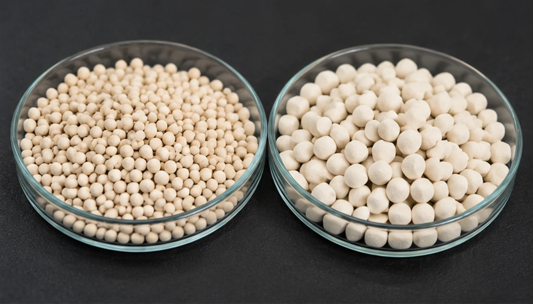 13X molecular sieve beads and pellets comparison for industrial gas purification