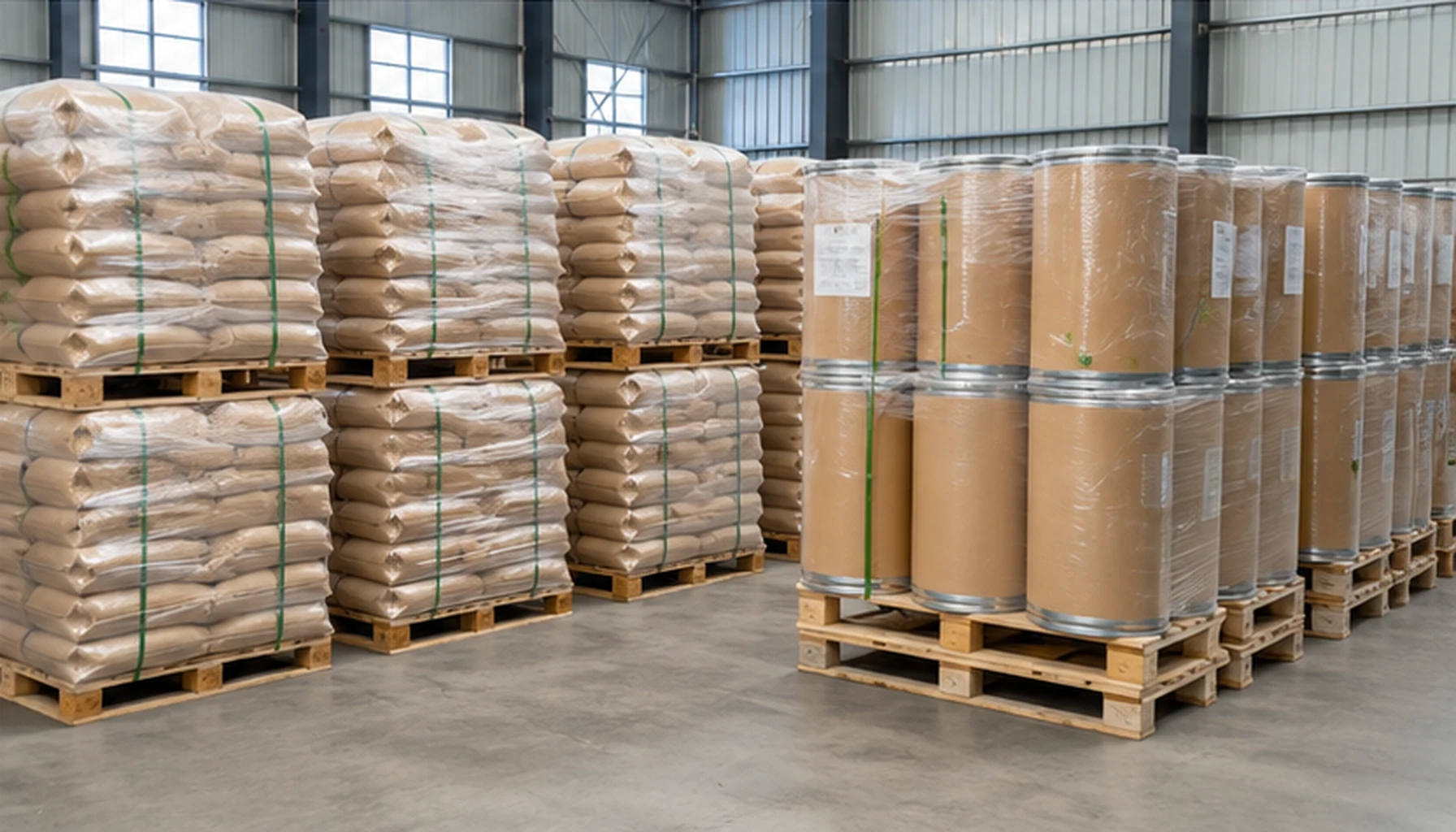 13X molecular sieve packaging warehouse with drums bags and palletized export supply