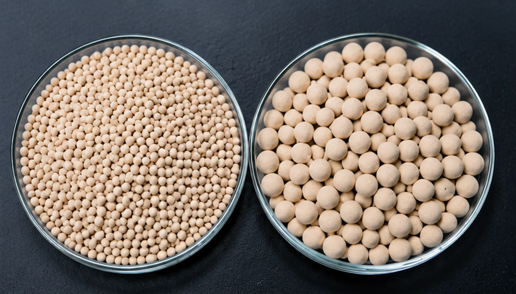 5A molecular sieve beads and pellets comparison for gas separation and purification