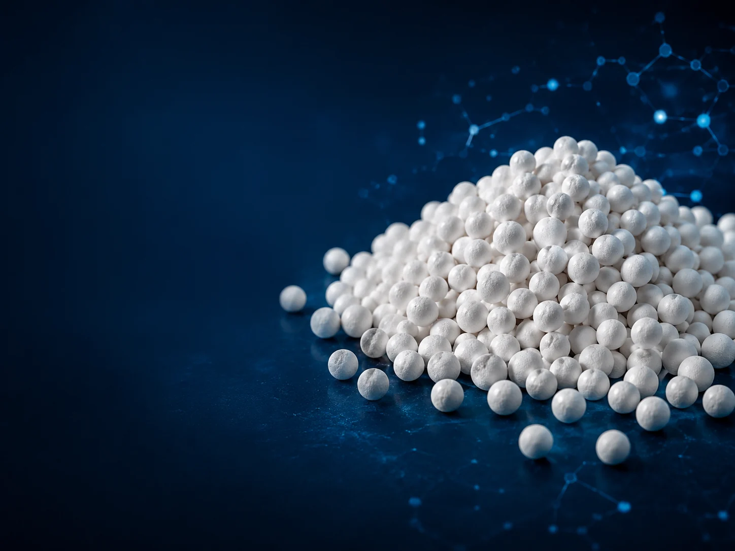 Activated alumina industrial adsorbents