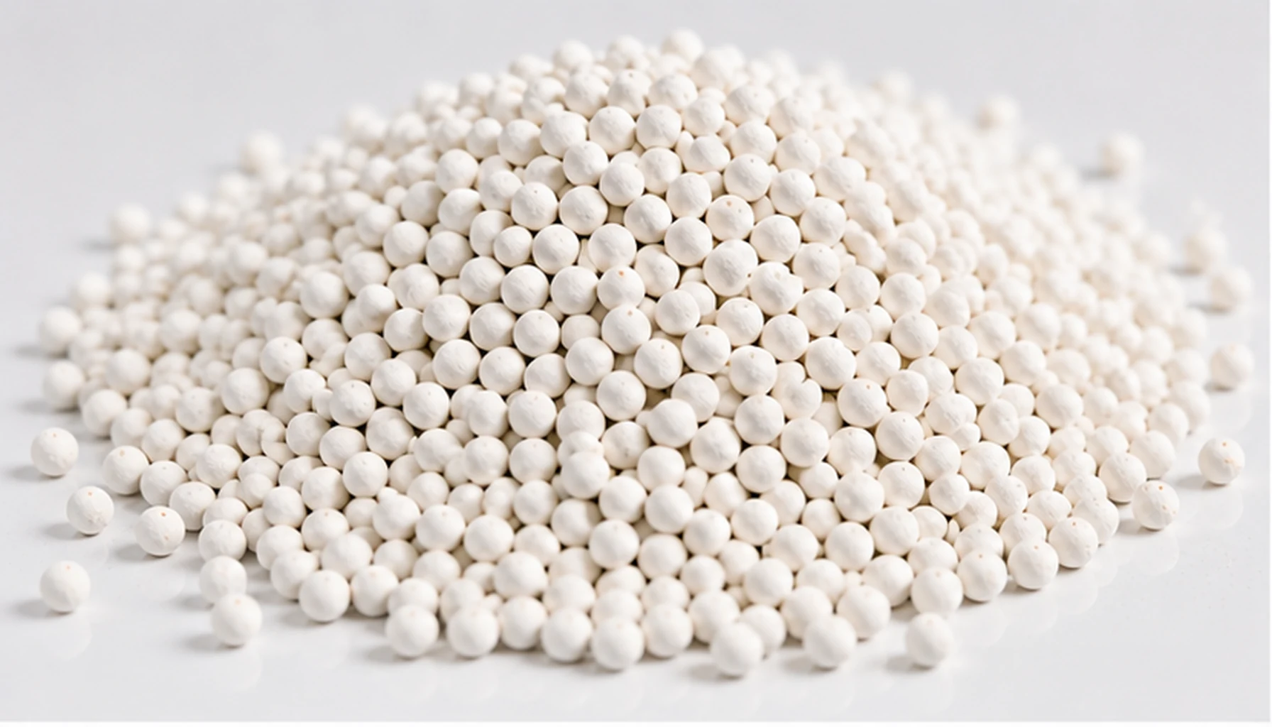 Activated alumina desiccant beads for compressed air dryer moisture removal