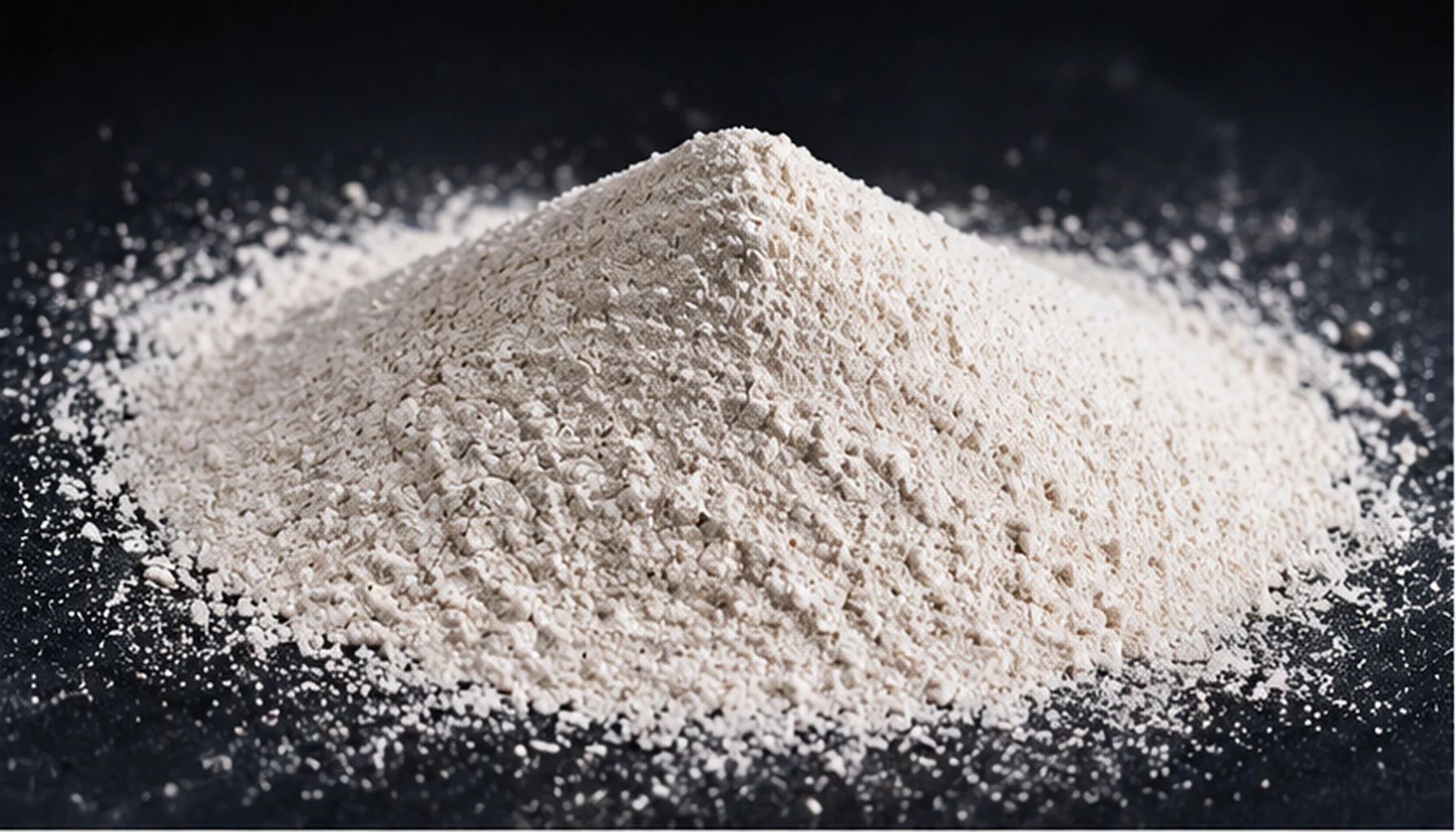 Activated molecular sieve powder closeup for formulation moisture control