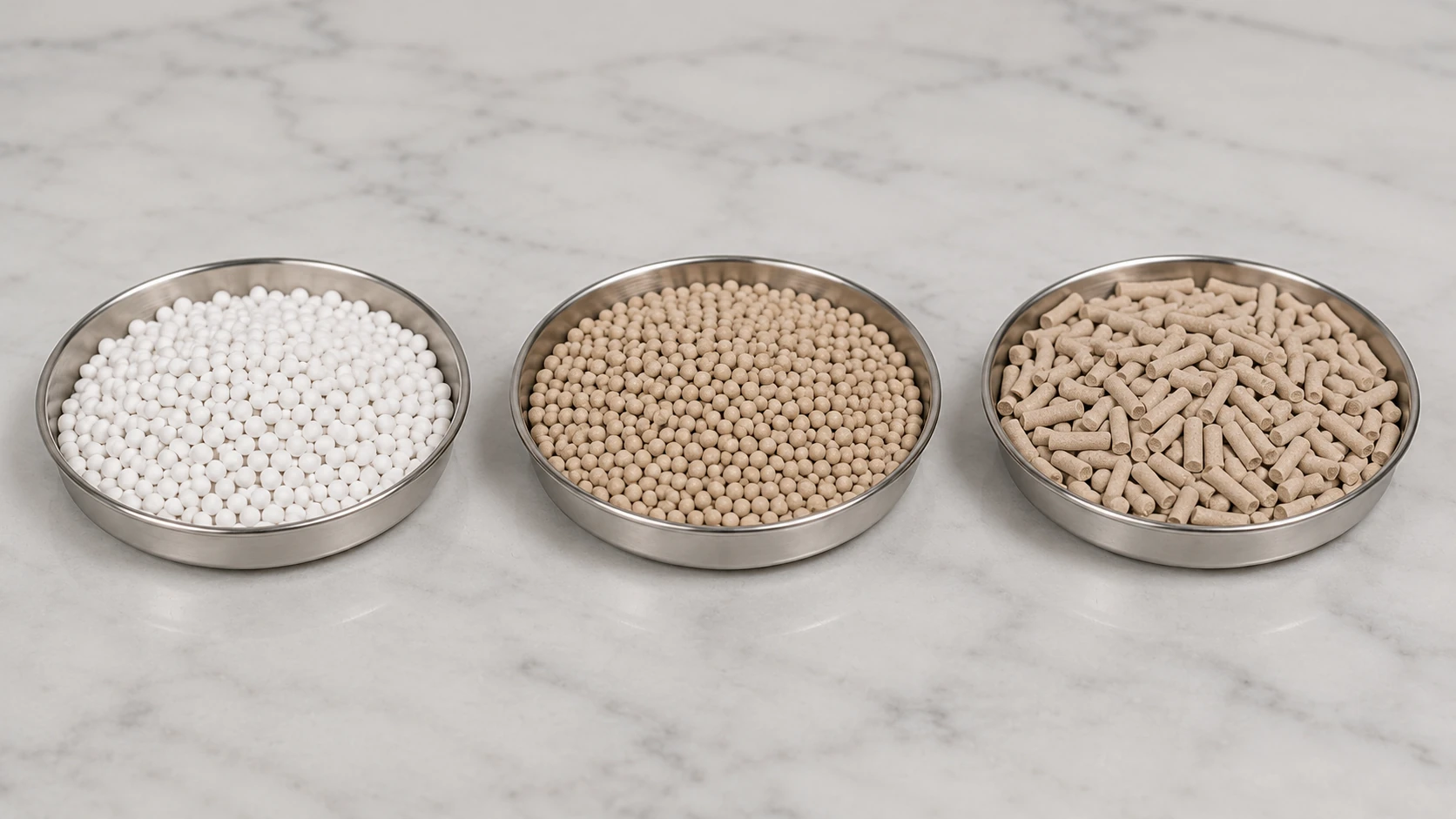 Compressed air drying adsorbents including activated alumina and molecular sieve