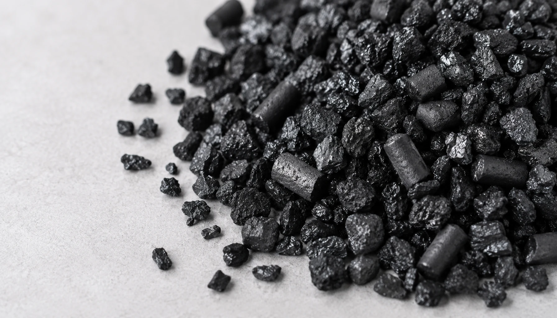 Carbon adsorbents with activated carbon granules and formed carbon media