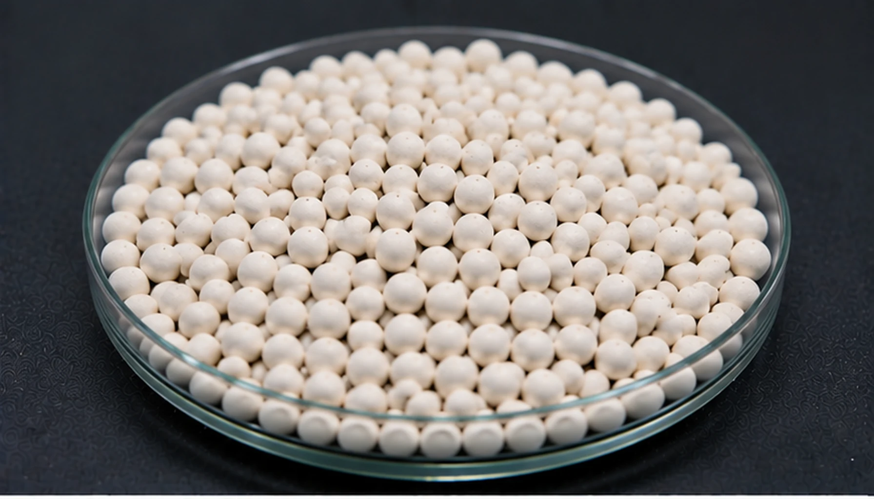 Ceramic support balls product display for reactor and catalyst bed support