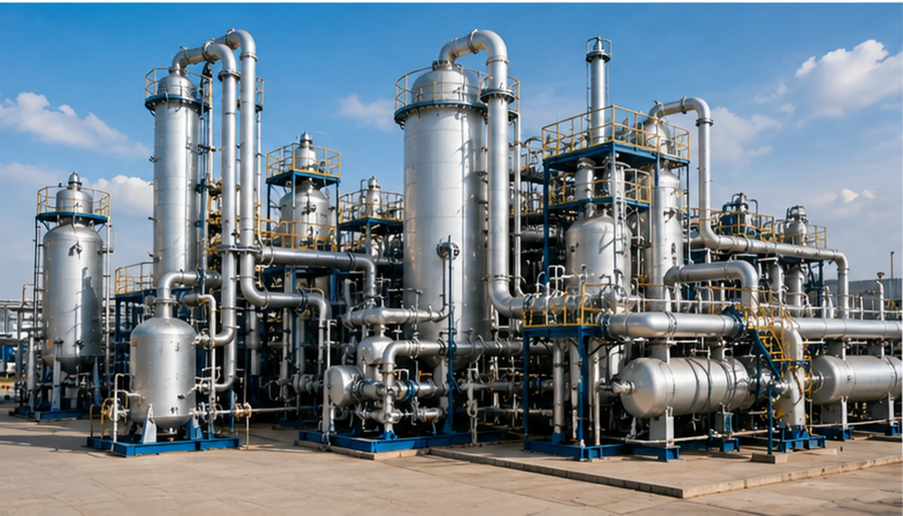 Industrial gas separation and purification system using molecular sieve adsorbents