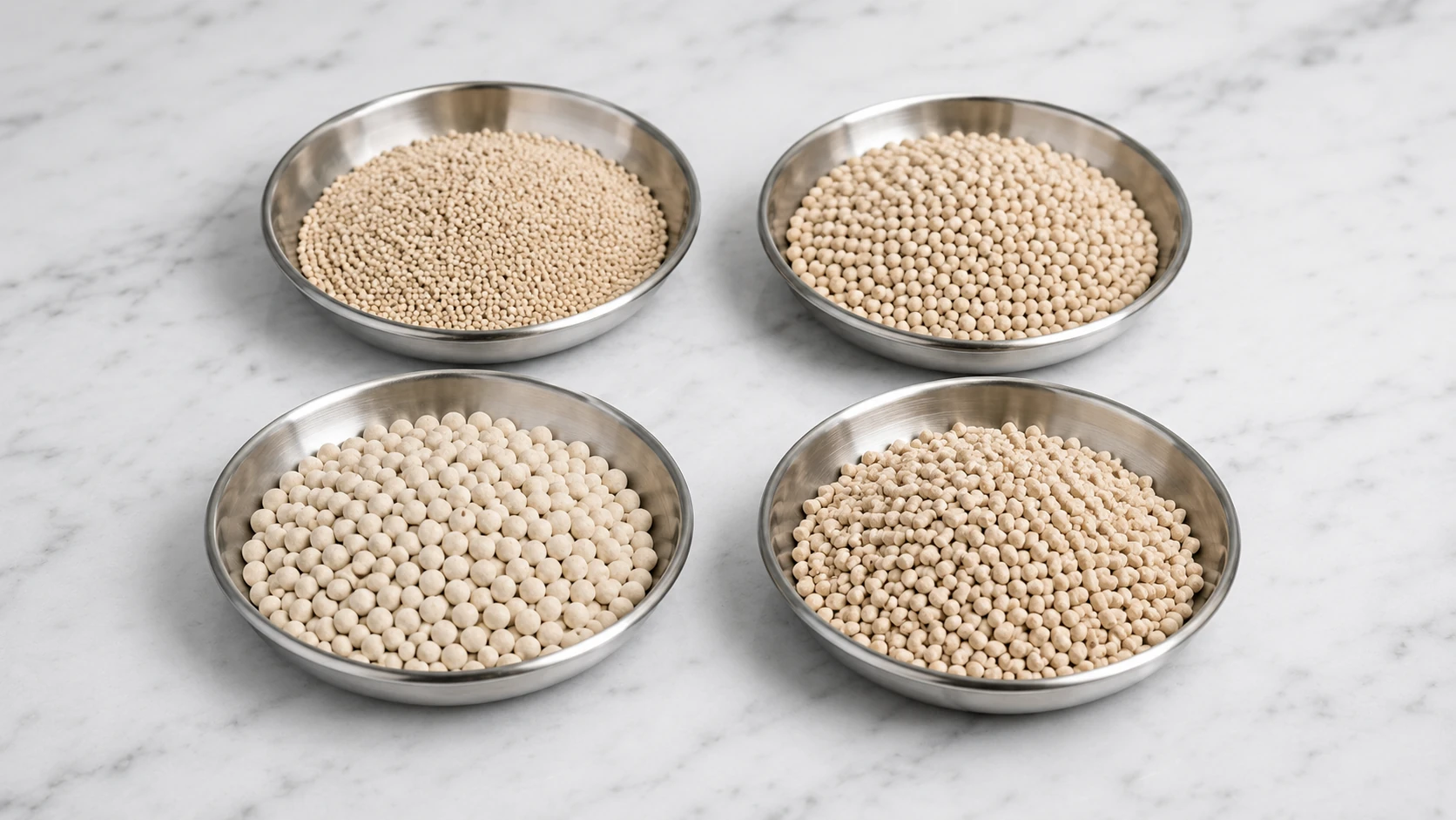 Natural gas dehydration adsorbents including 3A 4A 5A and 13X molecular sieve