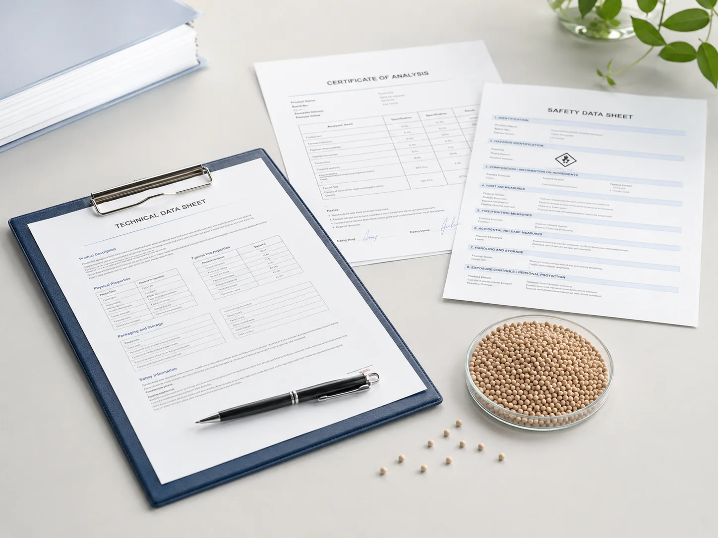 Molecular sieve product review with technical documents and supply coordination