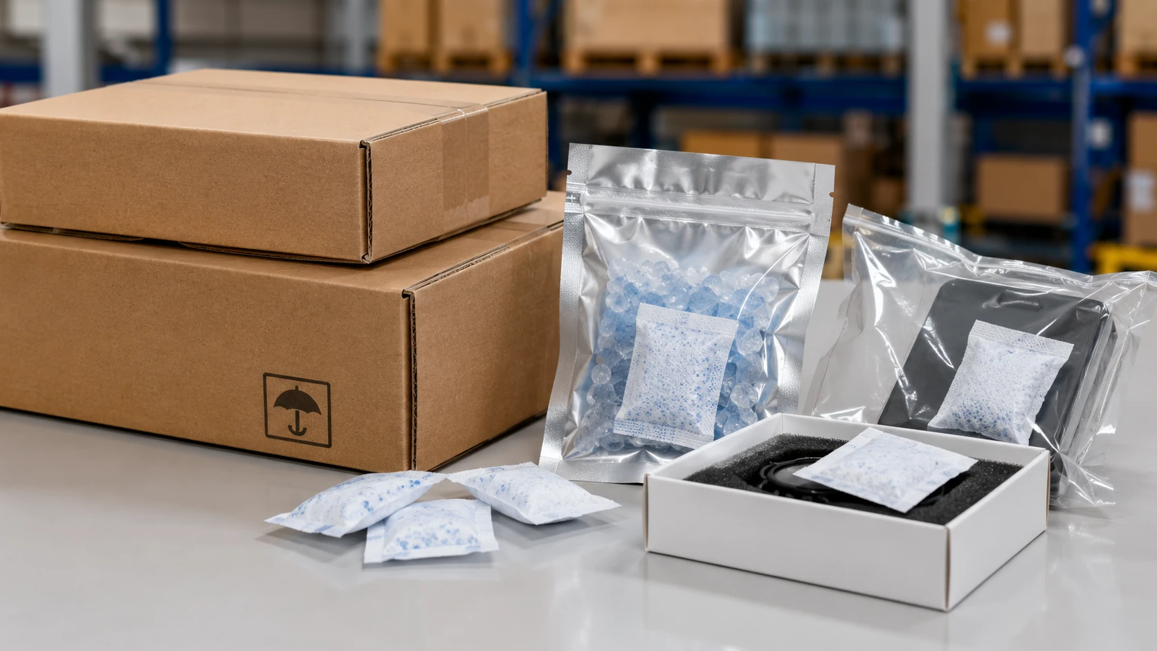 Silica gel packets for packaging moisture control in cartons and sealed products