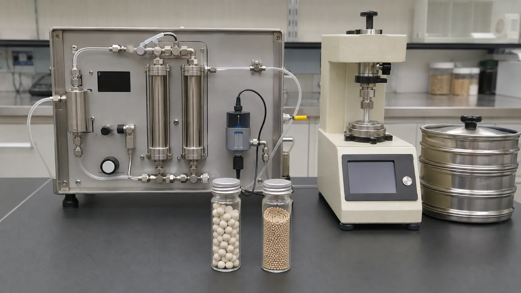Activated Alumina vs Molecular Sieve performance testing with sealed desiccant samples