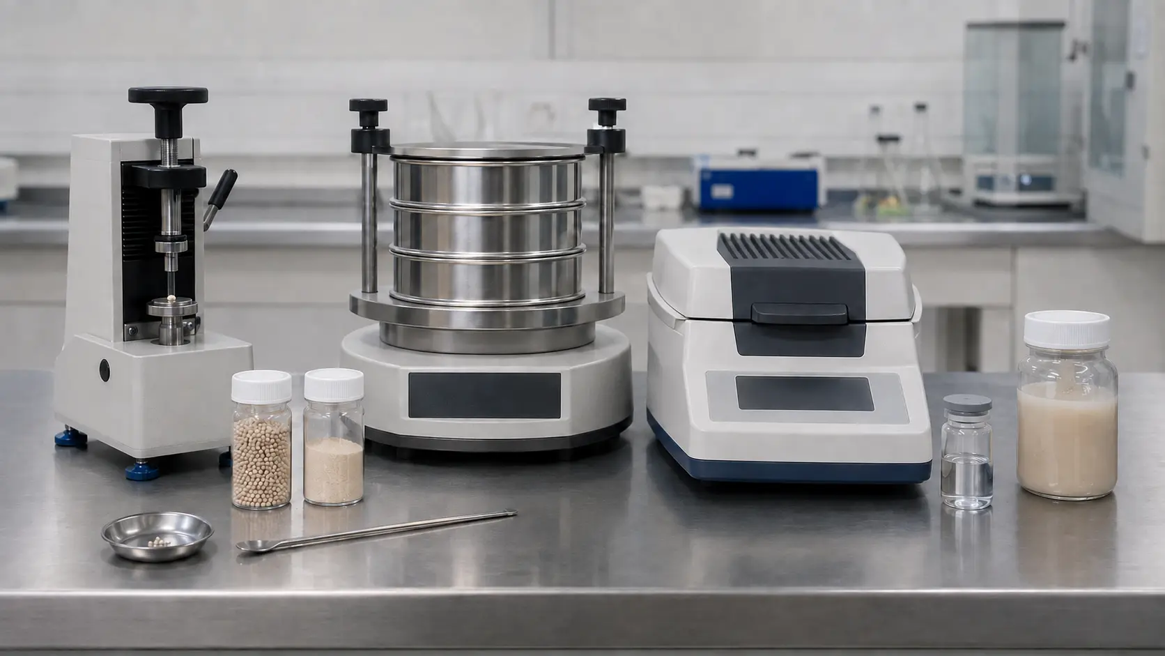 Molecular Sieve Beads vs Powder form moisture strength and dispersion performance testing