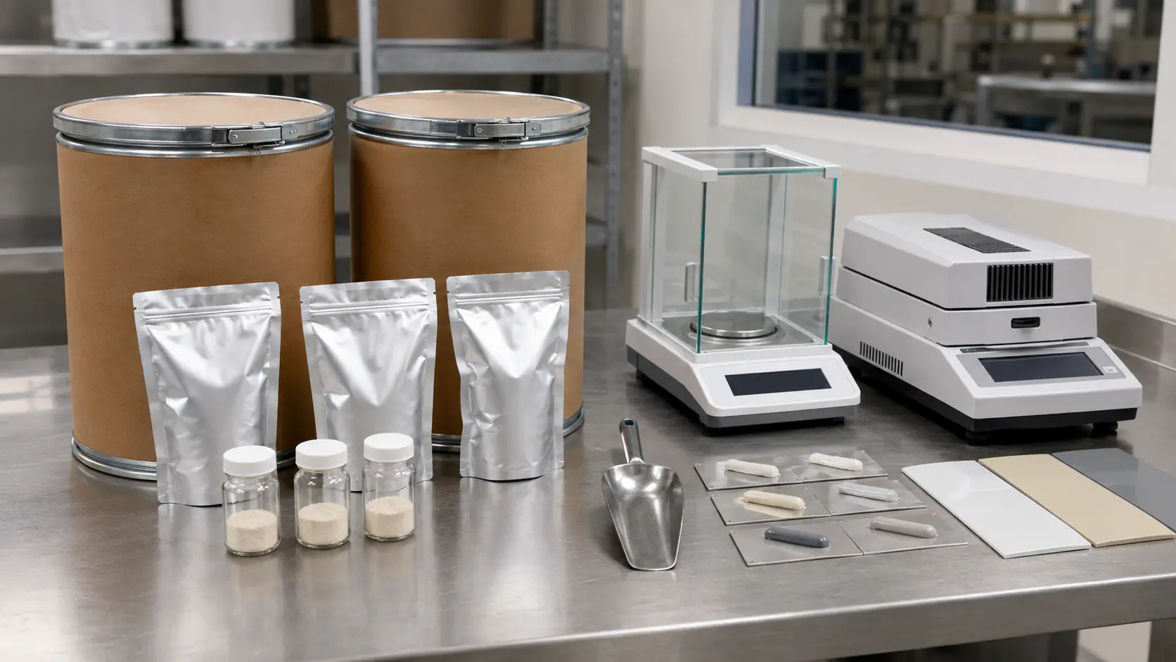 Moisture control for coatings and adhesives formulation testing