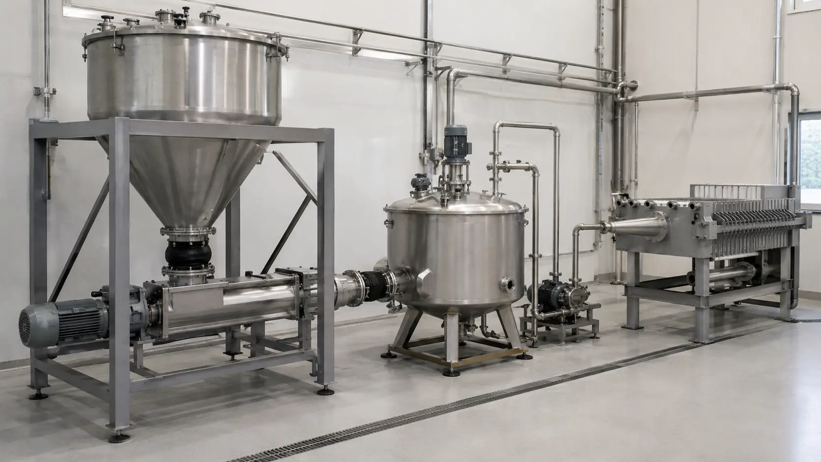 Liquid Decolorization Adsorbents PAC dosing mixing and filtration system