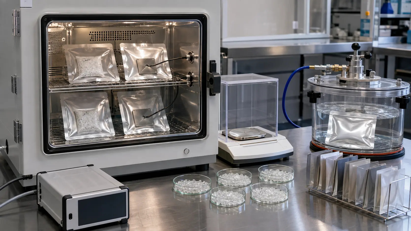 How to Choose Silica Gel Desiccant using package seal, humidity and adsorption performance testing